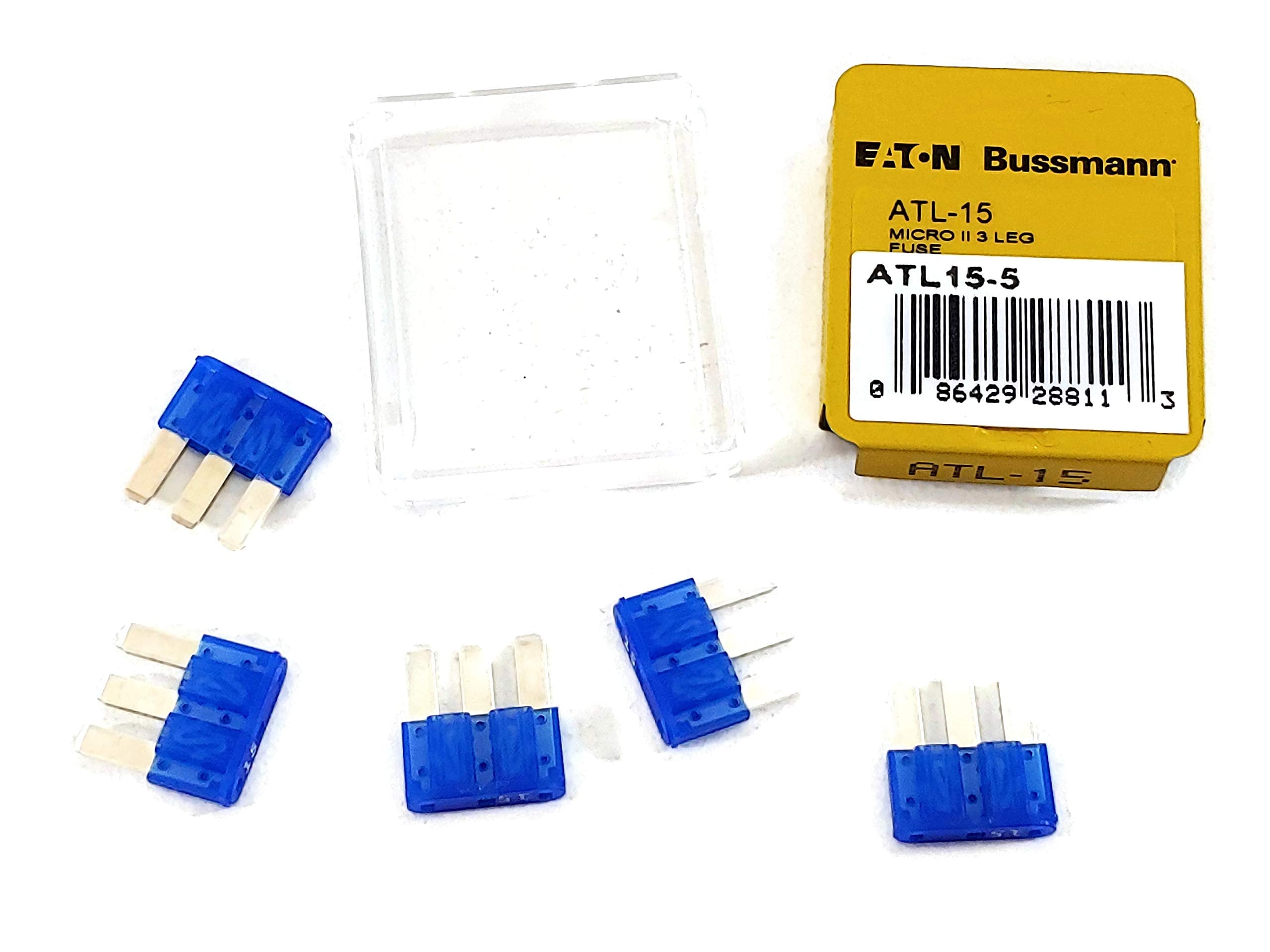 ATL155 Metra 15 Amp ATL 3 Prong Fuse 5 Pack