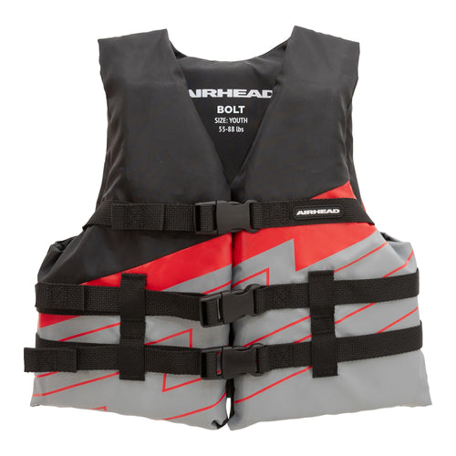 Bolt Airhead Life Vest, Closed Sided PFD, Youth
