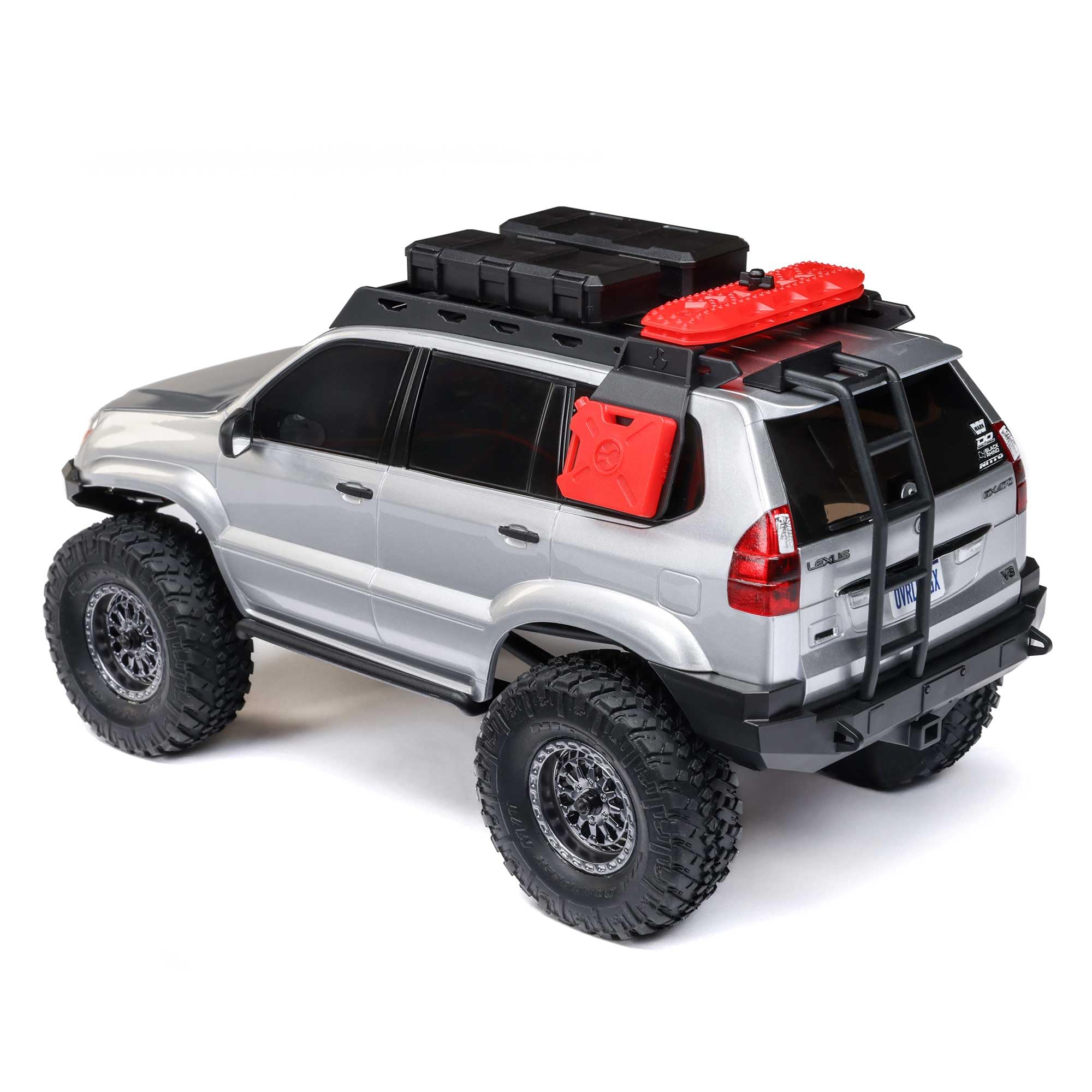 Axial SCX24 RC Truck Lexus GX470: 1/24 4WD RTR (Everything Needed to Run is Included), Silver, AXI-1532T2