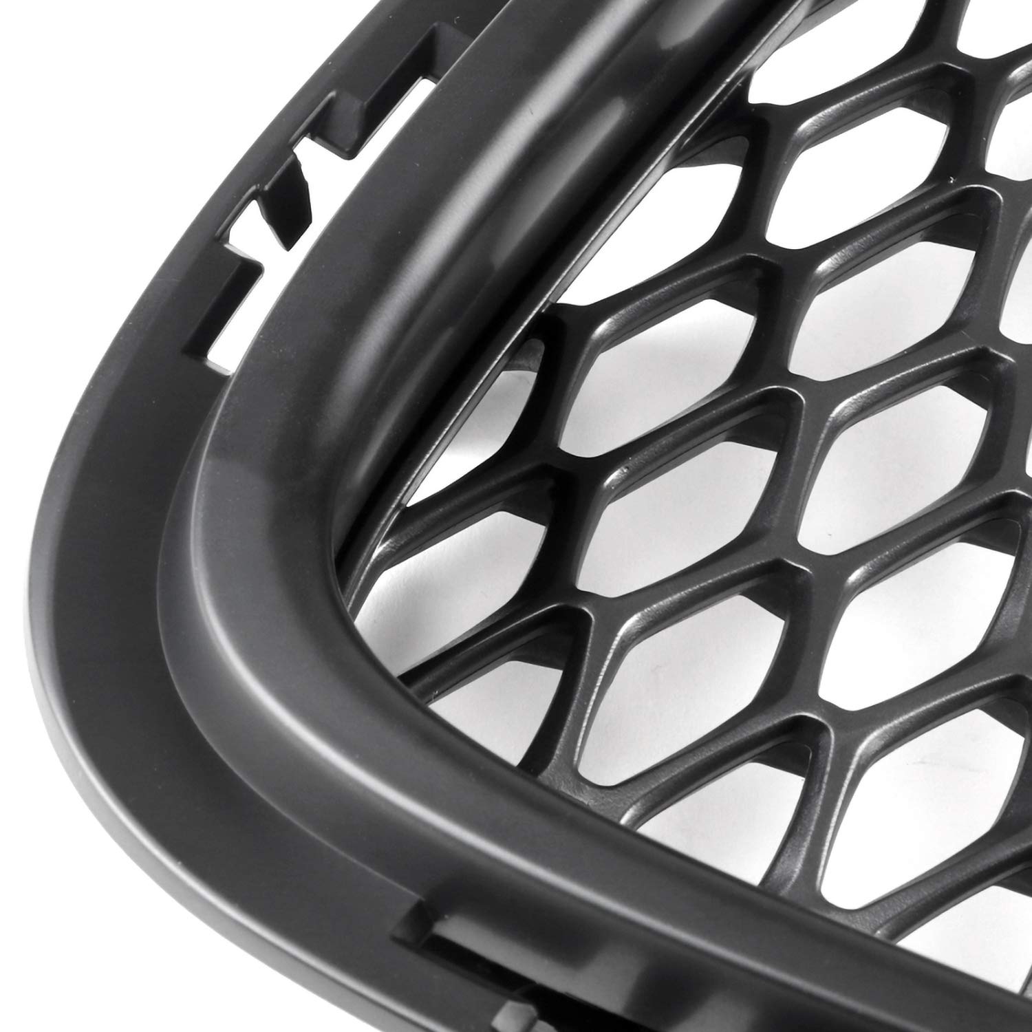 SRT Style Hood Grille Spec-D Tuning Black Compatible with 2015-2019 Chrysler 300