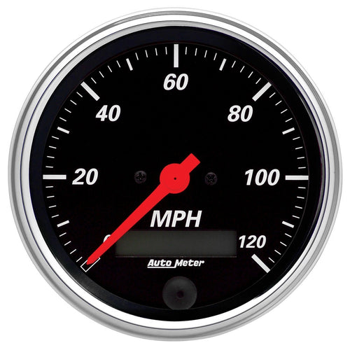 AUTO METER Electric Designer Black Programmable Speedometer,3.375 in. 1480
