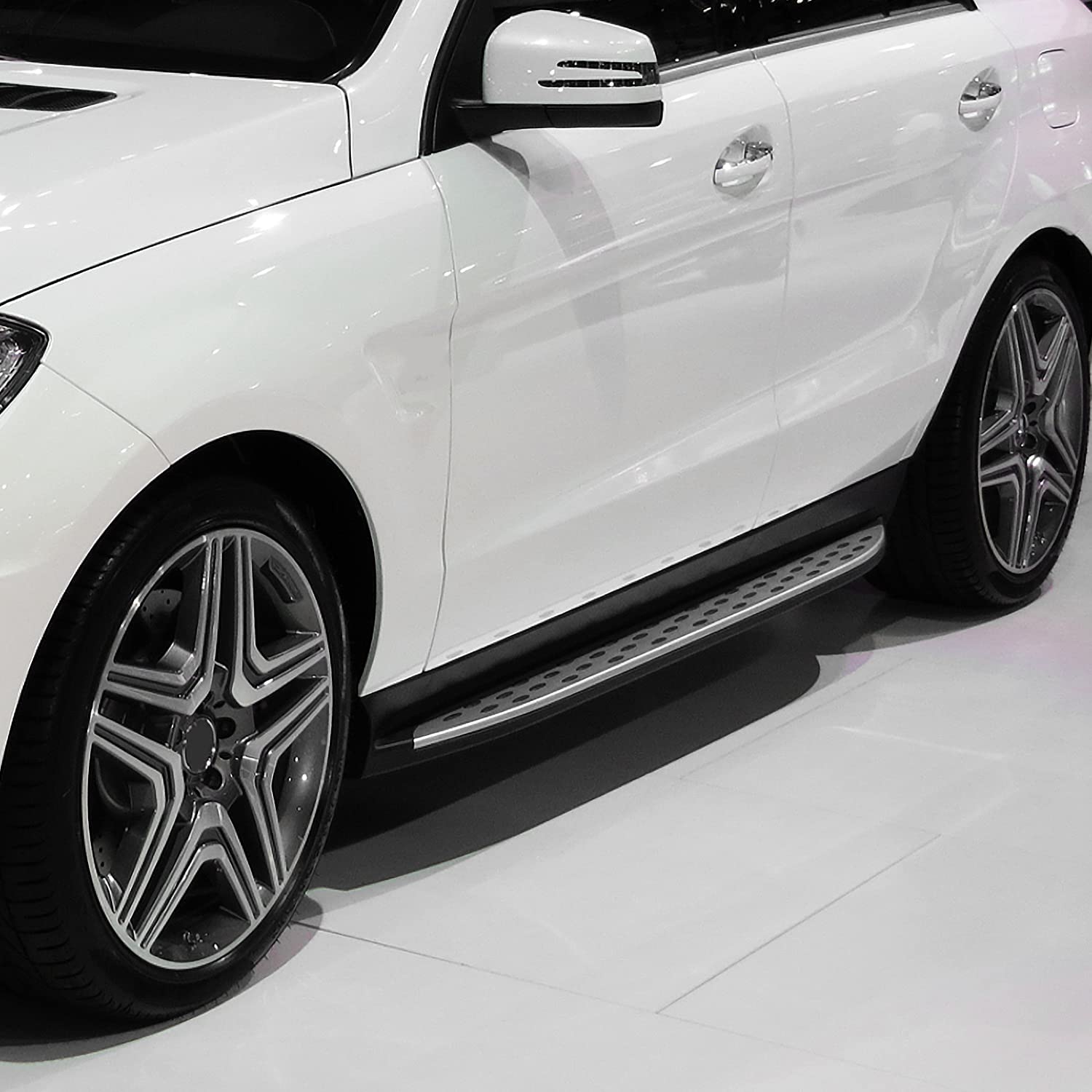 Running Boards Spec-D Tuning Side Step Bars Compatible with 2013-2018 Mercedes Benz GLS X166 GL450