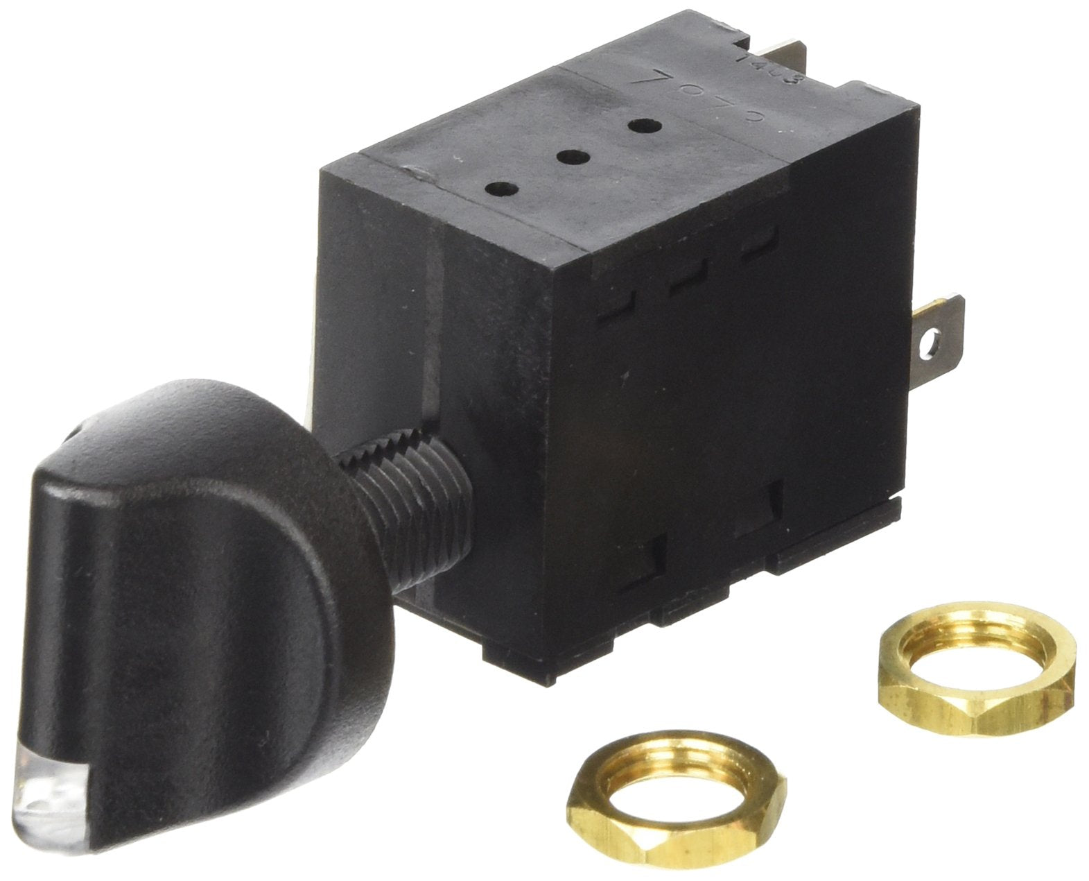 MP78730 Sierra International Rotary Switch - On-Off-On Single Pole, white