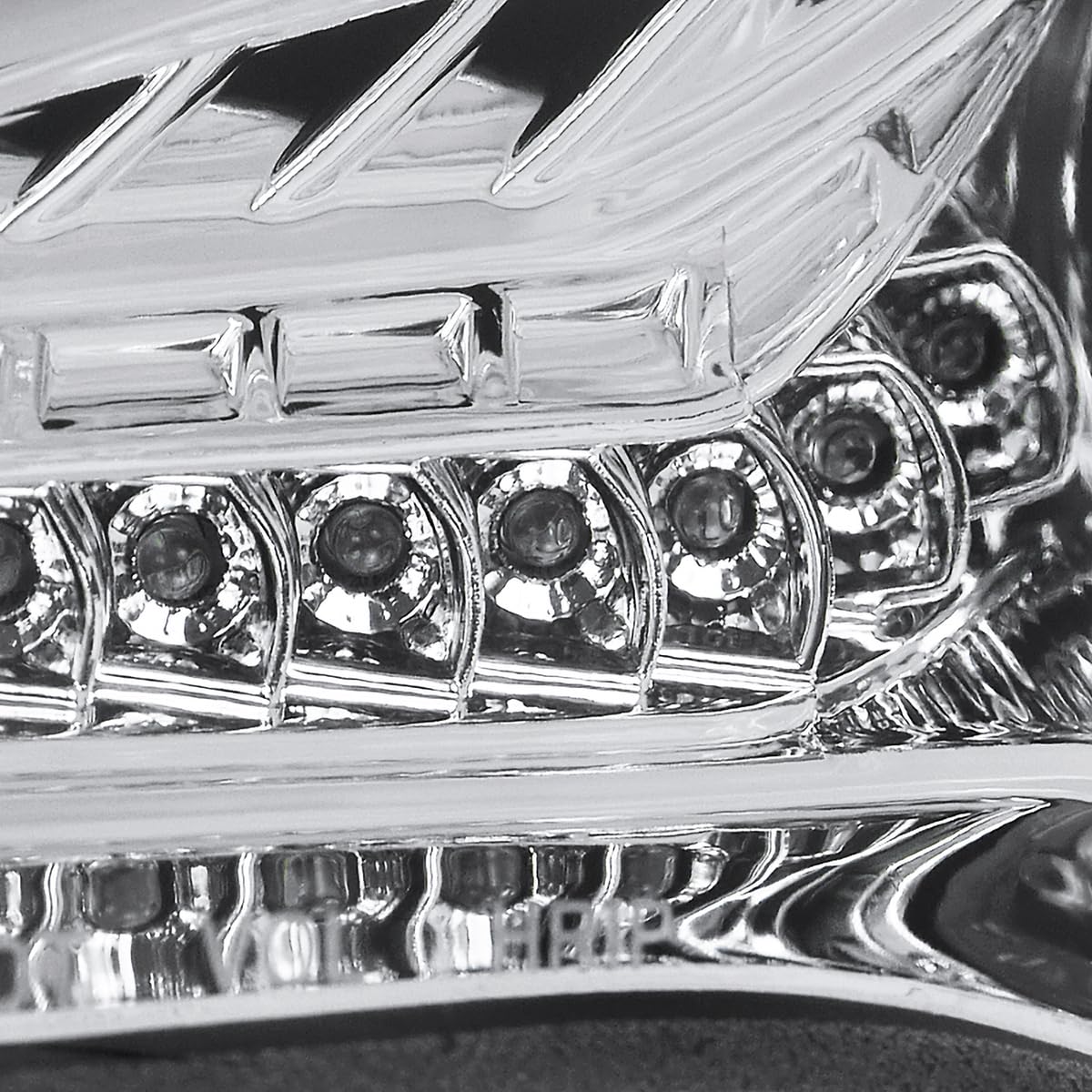 Spec-D Tuning Chrome LED Projector Headlights Compatible with 2013-2016 Scion FR-S with Factory Halogen Headlight