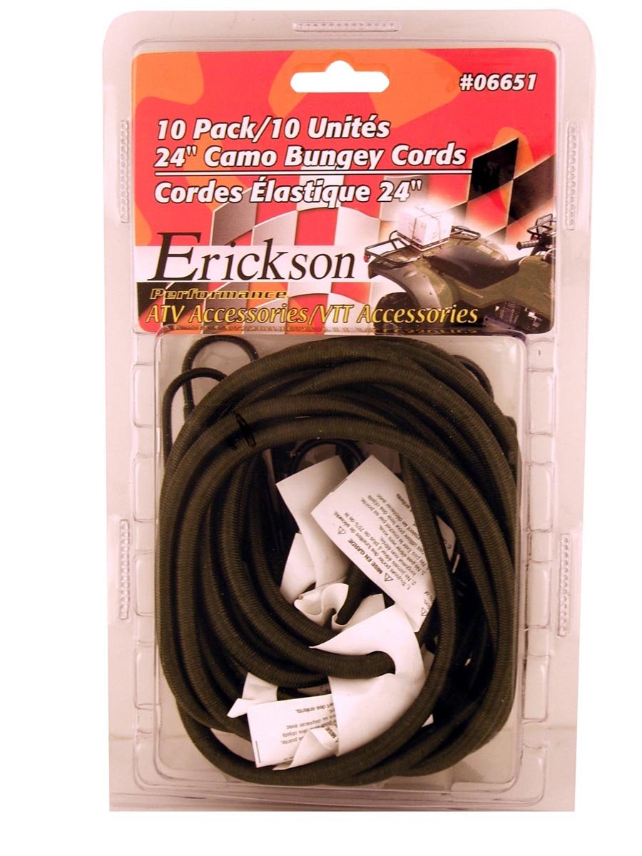 Camouflage 24" Bungey Strap Erickson, (Pack of 10)