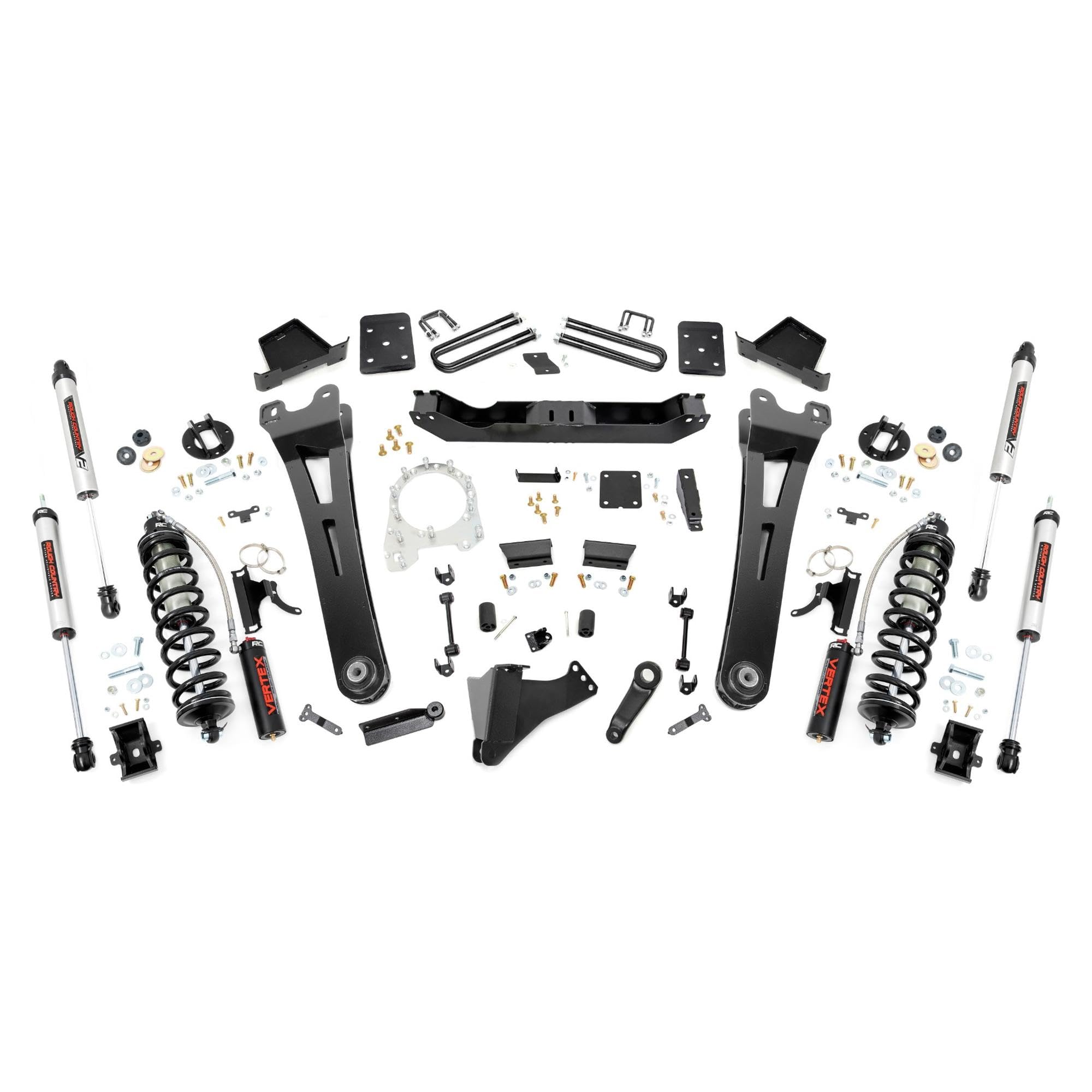 6" Rough Country Coilover Lift Kit for 17-22 Ford Super Duty | Radius Arm - 51258
