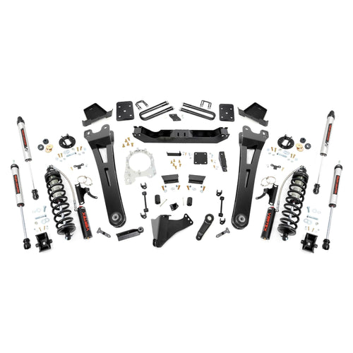 6" Rough Country Coilover Lift Kit for 17-22 Ford Super Duty | Radius Arm - 51258