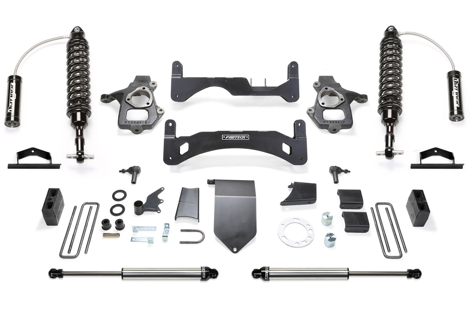 Fabtech Performance K1113DL Lift System 6 in. GEN II w/Front Dirt Logic SS 2.5 Coilover Resi Rear Dirt Logic SS Shocks Lift System