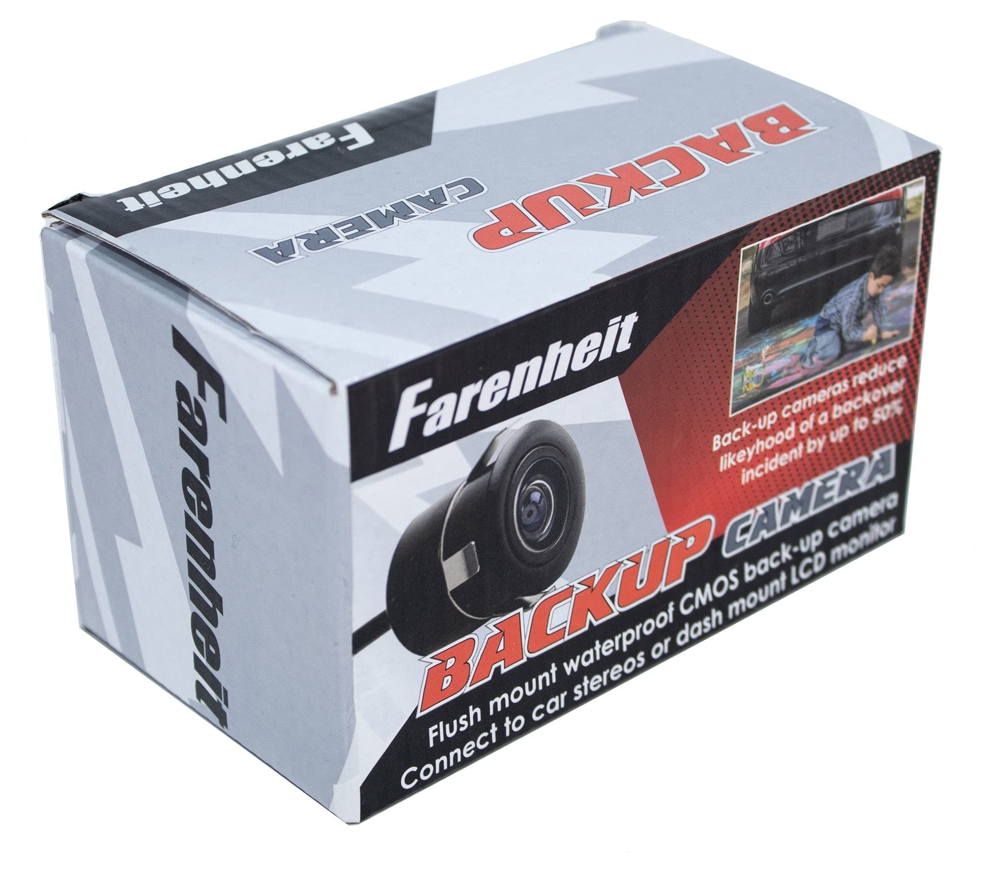 BUC‐1 Power Acoustik Rear View Camera with Surface Mount Bracket