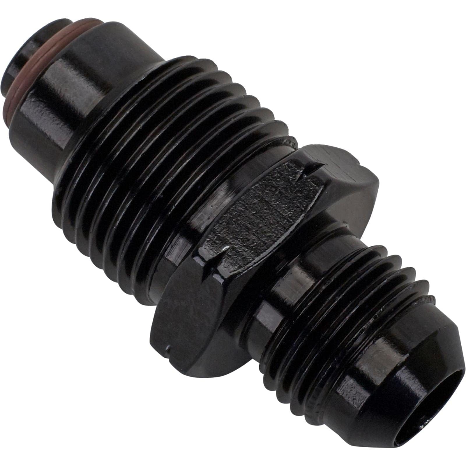 Fragola Performance Systems #6 X 18Mm X 1.5 Male Adapter-F.I. Black 491964-BL