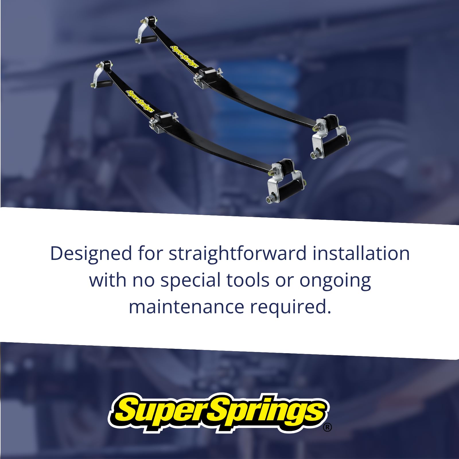 SSA18 | SuperSprings for Toyota Tacoma, Black SuperSprings International, Inc.