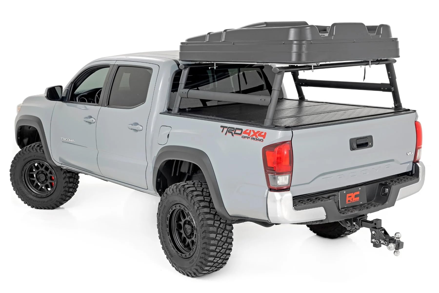 Rough Country Roof Top Hard Shell Tent with Ladder - Rack Mount, Sleeps 2-3