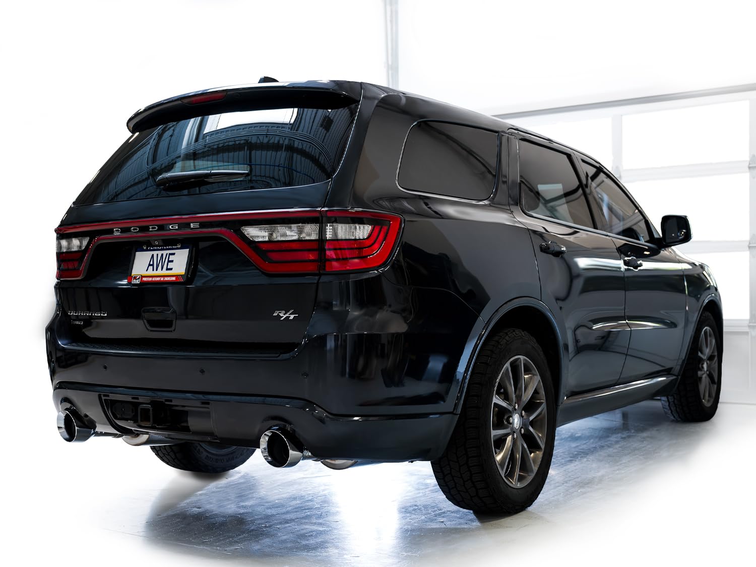 Track Edition AWE Tuning 5.7L Exhaust for 11-24 Dodge Durango with Chrome Silver Tips