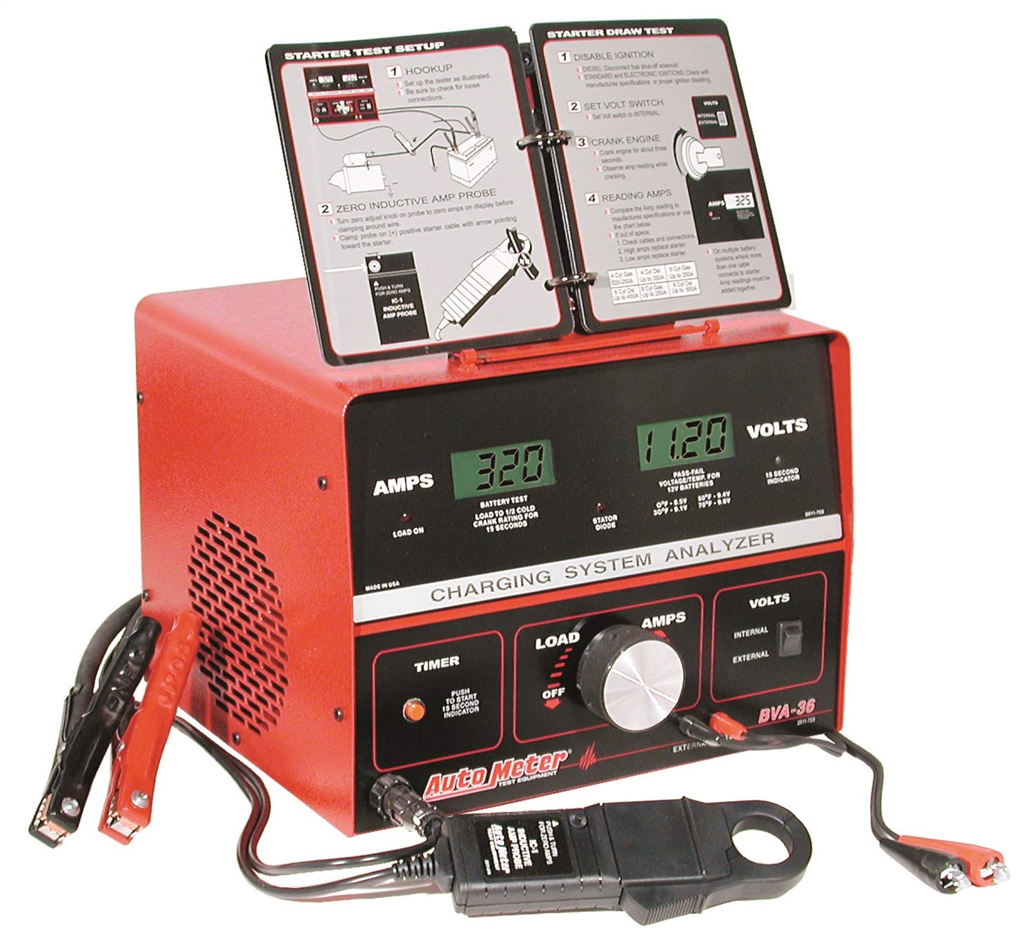 Auto Meter 800 Amp (BVA-36/2) Variable Load Battery/Electrical System Tester