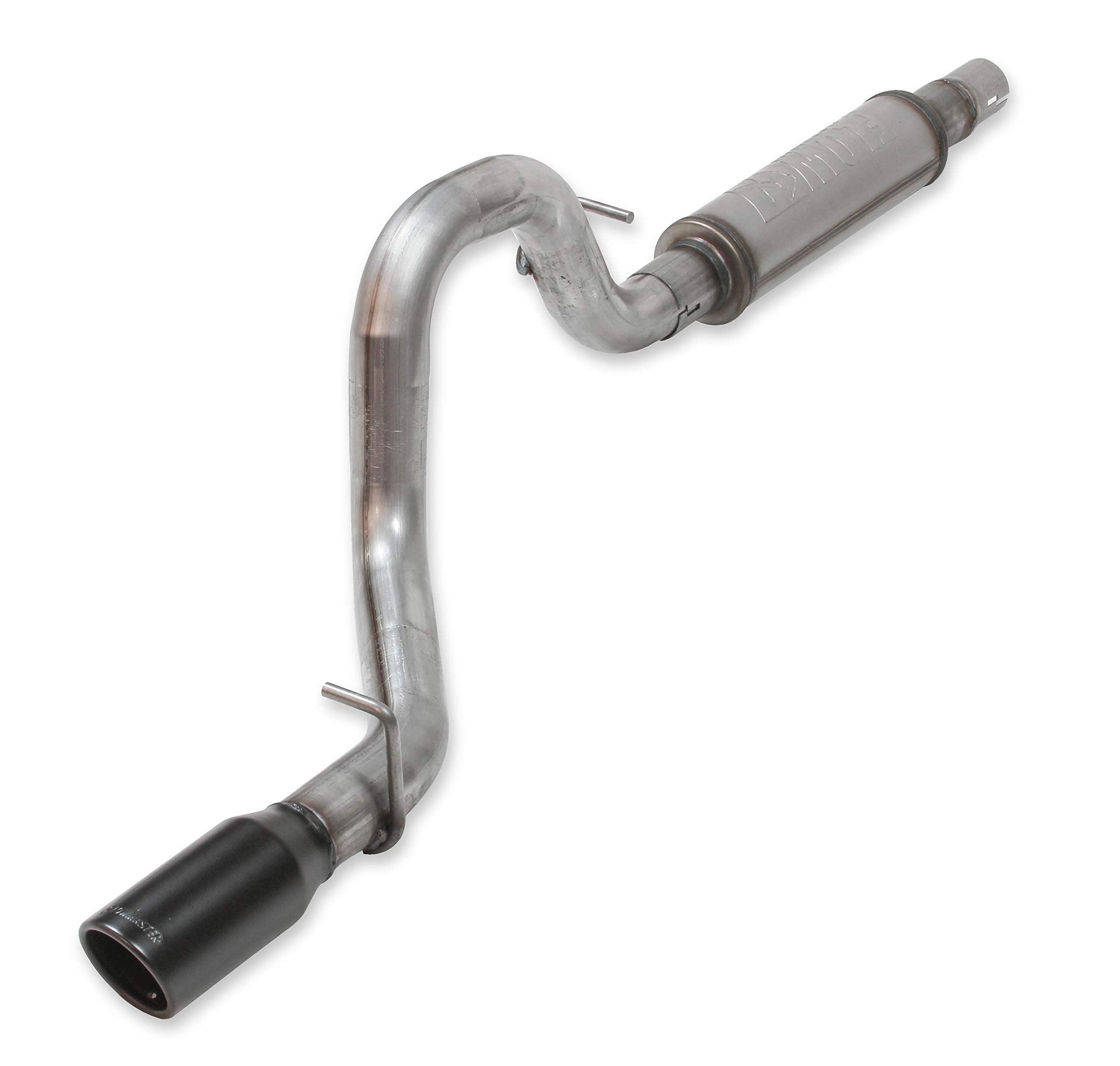 Flowmaster FlowFX 717880 Cat-Back Exhaust Kit 2.5 Inch 409 Stainless Steel 3.5 Inch Black Ceramic Coat Stainless Steel Tip Compatible with 1997-1999 Jeep Wrangler TJ 2.5L 4.0L