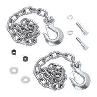 Safety Chain Kit Fulton 49150, Silver, Black