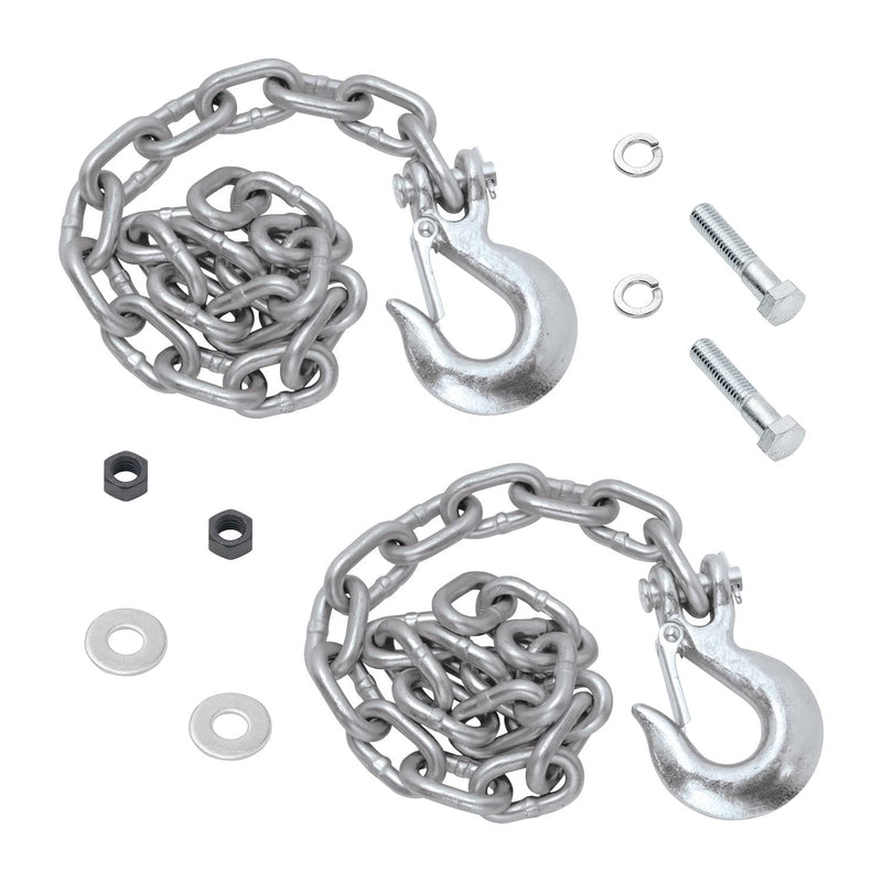 Safety Chain Kit Fulton 49150, Silver, Black