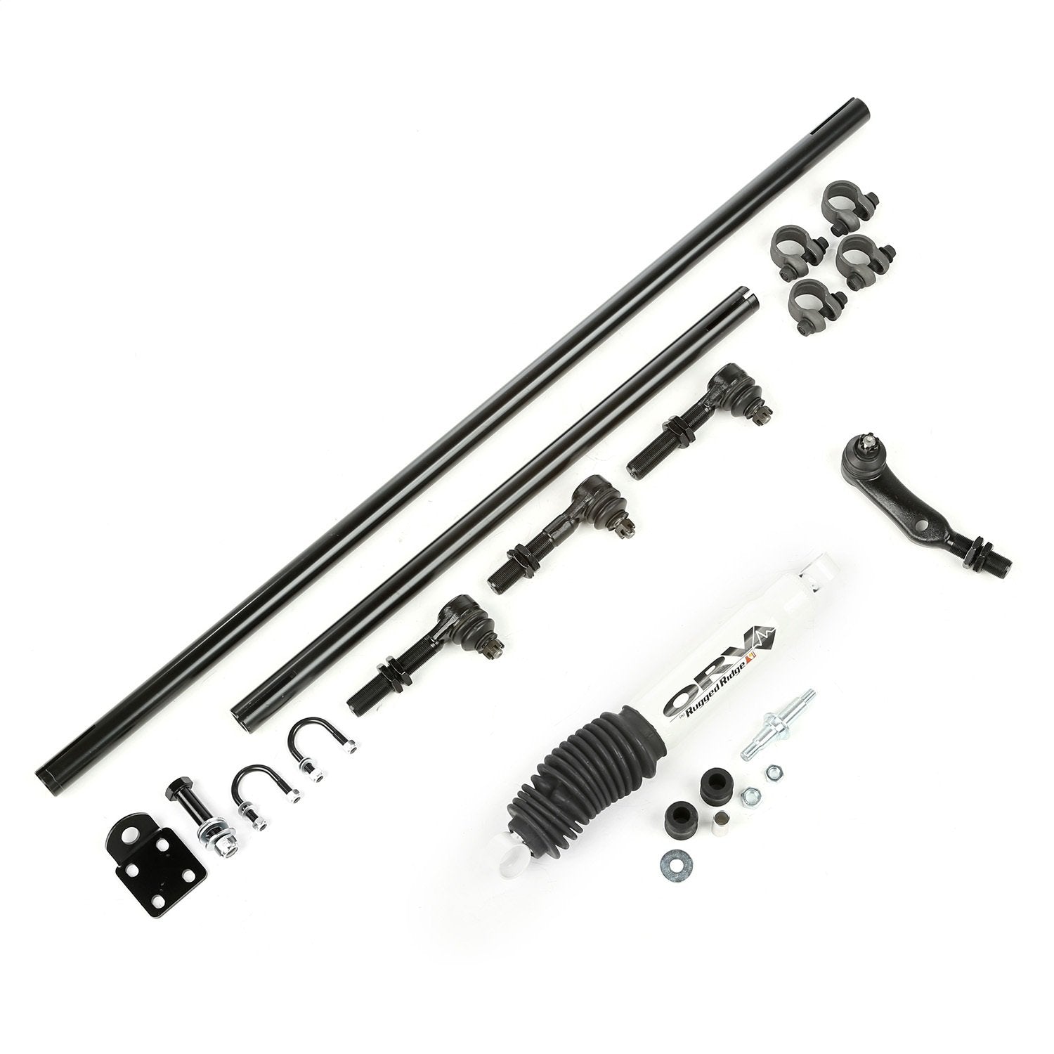 Steering Kit, Damper, Heavy Duty | Rugged Ridge | 18050.88 | Fits 1984-2006 Jeep Cherokee, Grand Cherokee & Wrangler 4.0L