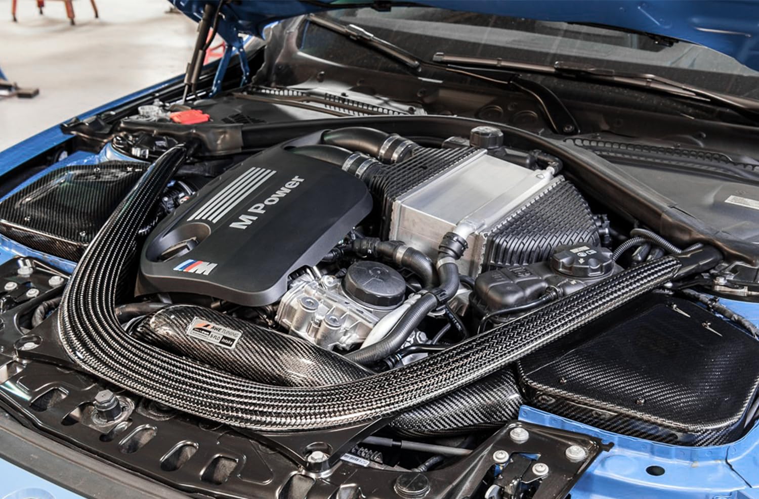BMW M3 3.0T AWE Carbon Intake for 2015-2018