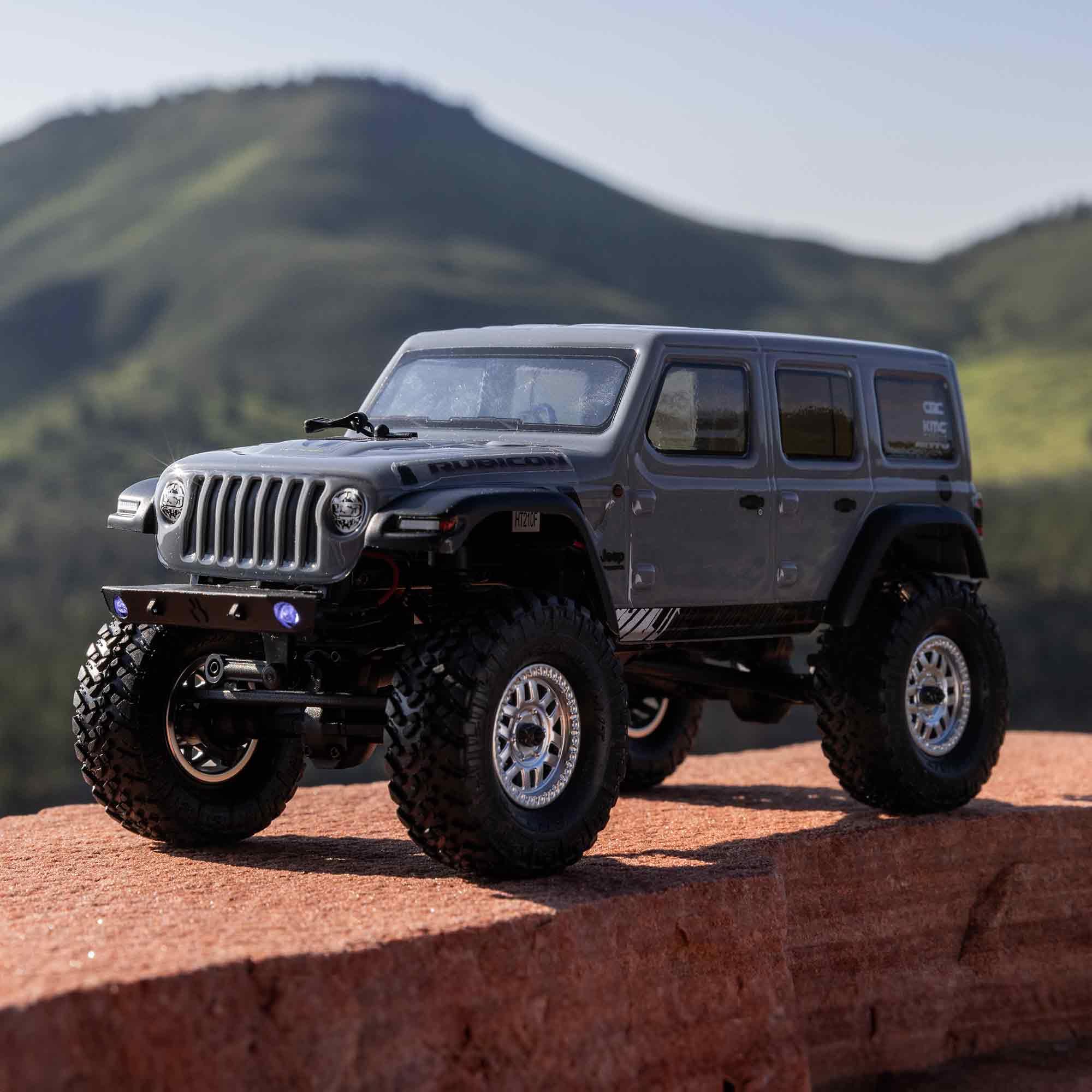 Axial RC Truck SCX24 2019 Jeep Wrangler JLU CRC, 1/24 Gray: 4WD RTR (Battery and Charger Included), AXI00002V3T3