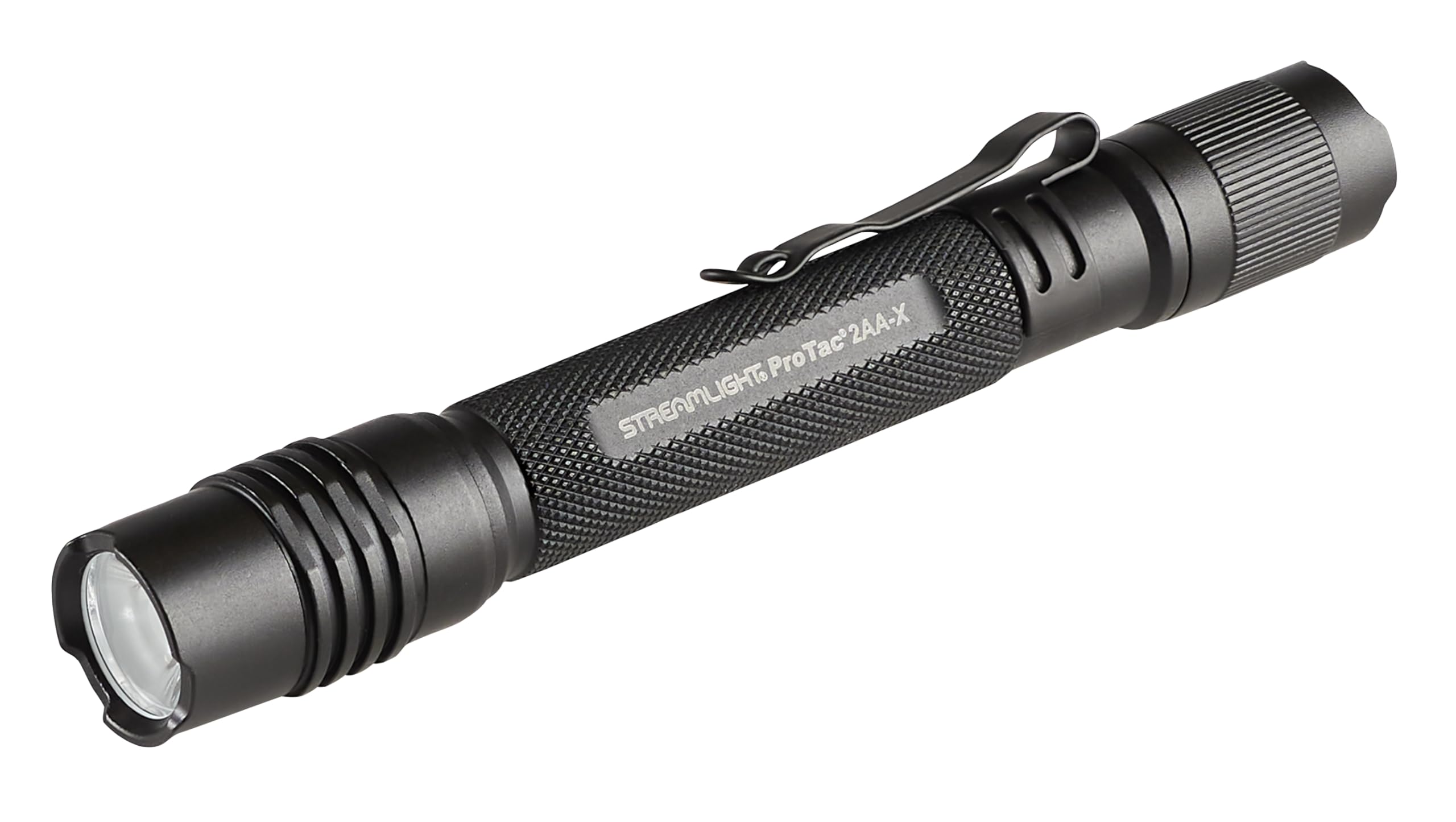 Streamlight ProTac 2AA-X 550-Lumen Multi-Fuel Tactical Carry Flashlight with USB-C Rechargeable Battery, Black