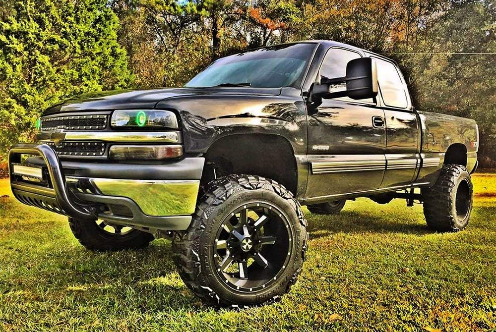 9100-22237M-47 CALI OFF-ROAD Busted 9100 Satin Black/Milled Spokes 22X12 6-135/6-139.7 -47mm 106mm