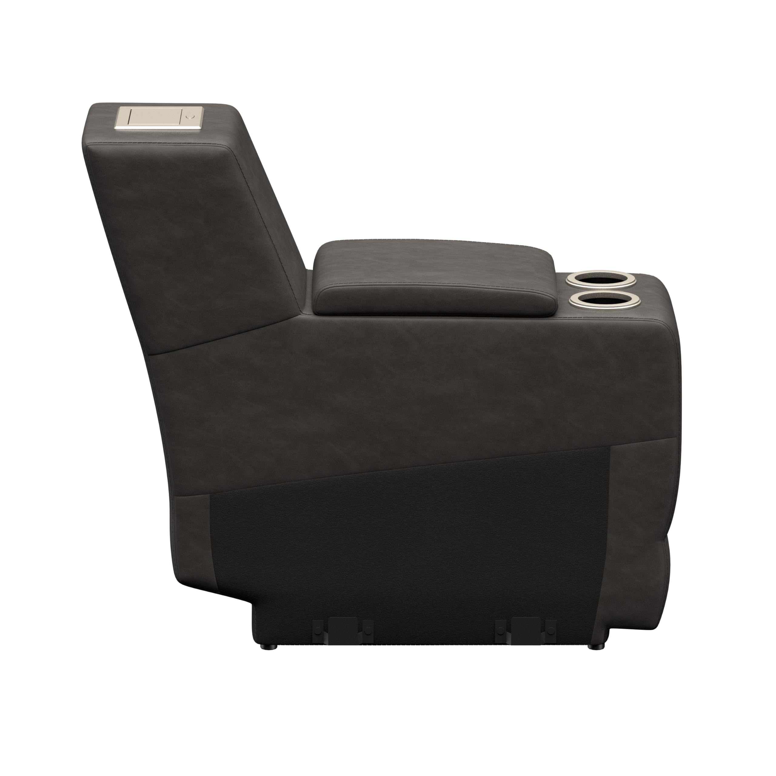Signature Seismic Series THOMAS PAYNE McCoy RV Theater Seating 12" Center Console with Storage Compartment, Dual Cupholders, 110V Power Pop-Up Outlet with Two USB Ports - 2024044203