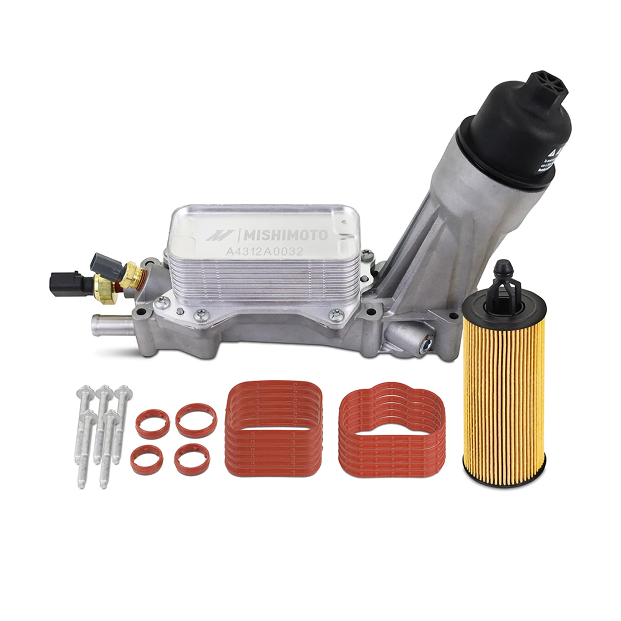Mishimoto Oil Filter Housing Kit, Aluminum Compatible with Pentastar 3.6L & 3.2L, 2011-2017