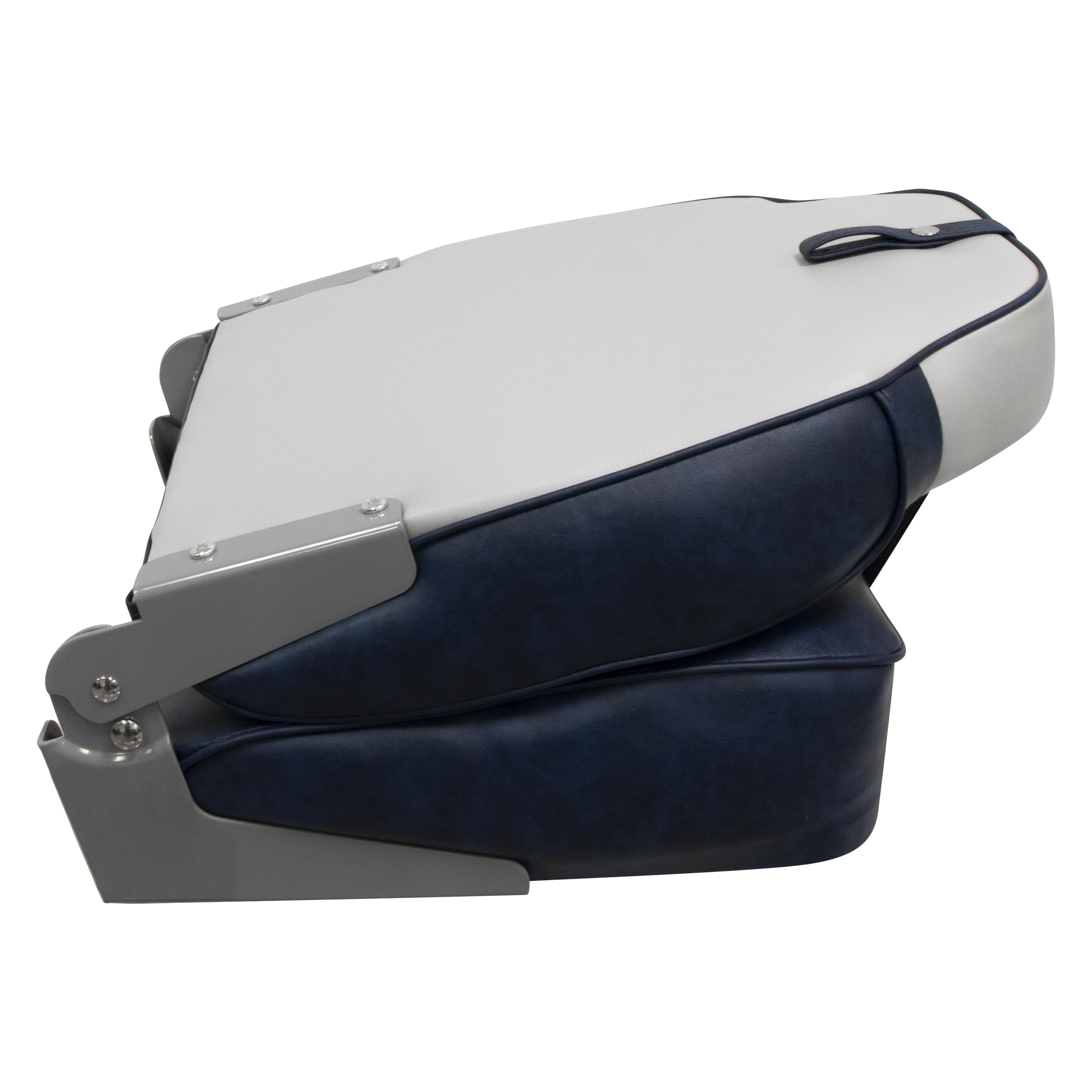 Lund Style Wise 8WD640PLS-660 High Back Boat Seat, Grey/Navy