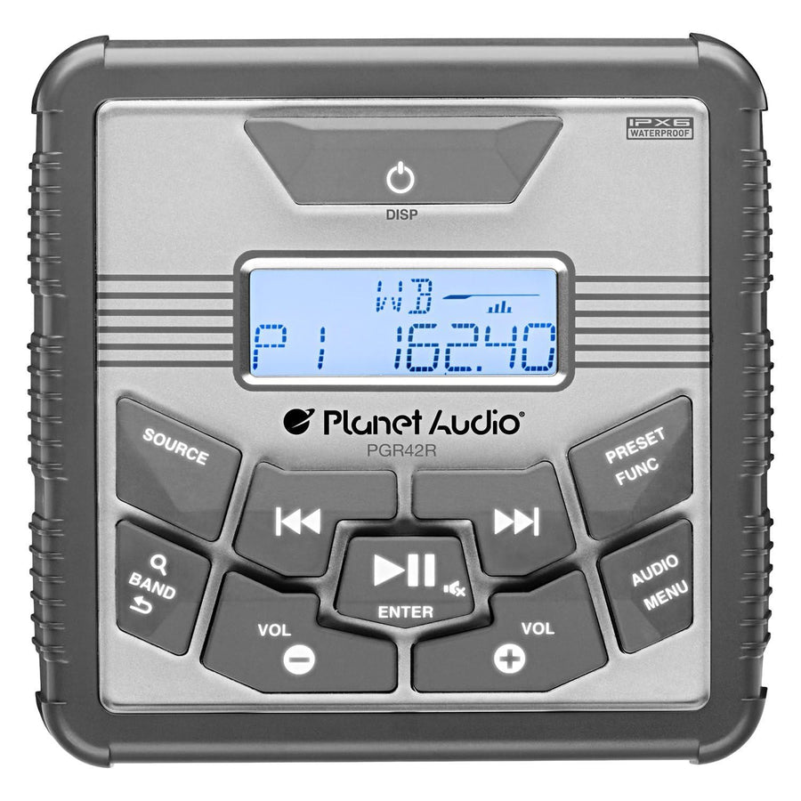 Weatherproof Planet Audio Marine Gauge Receiver