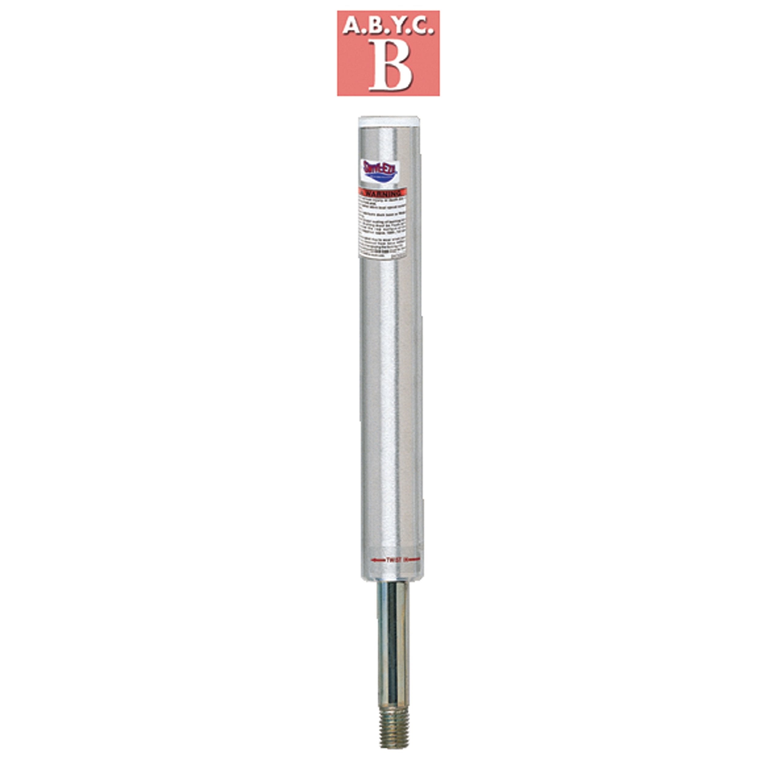Lock'N-Pin Attwood 2114 3/4" Pin Post - Brushed Aluminum, Fixed 11" Hgt, 1.5" Dia, Non-Threaded
