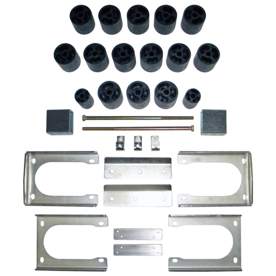 Dodge Dakota Performance Accessories 2WD and 4WD Std/Ext/Quad Cabs 3" Body Lift Kit, fits 2005 to 2011, PA60163, Made in America