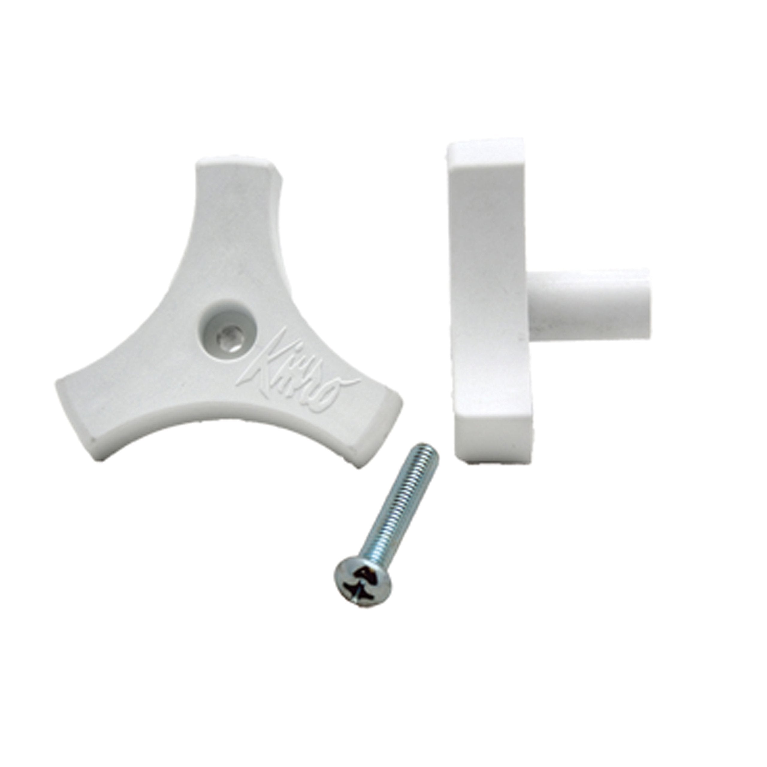 Window Crank Knob AP Products 013-511 with Screw, 2" / White