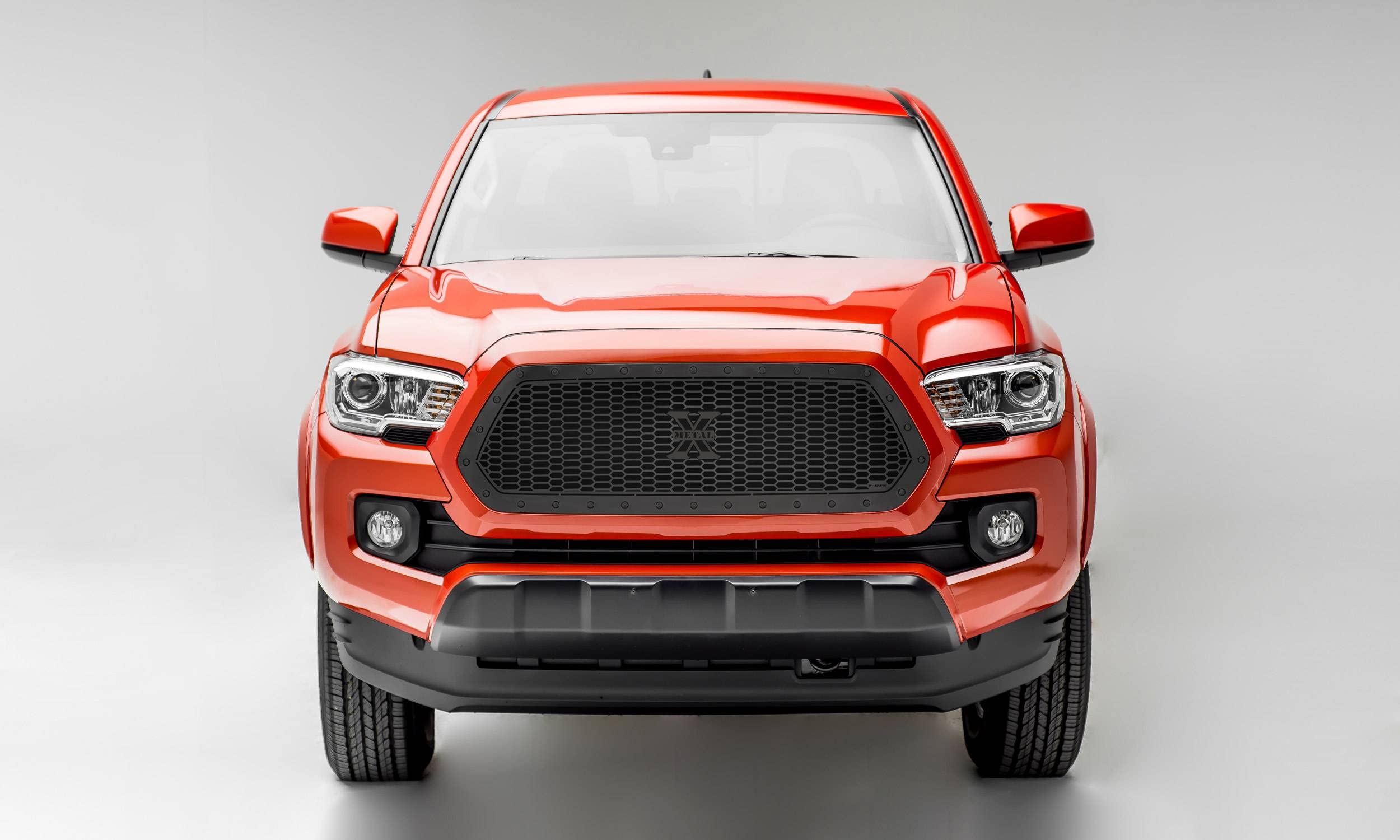 Tacoma Stealth Laser X Grille, 2016-2017, Black, 1 Pc, Insert, Black Studs - PN #7719411-BR