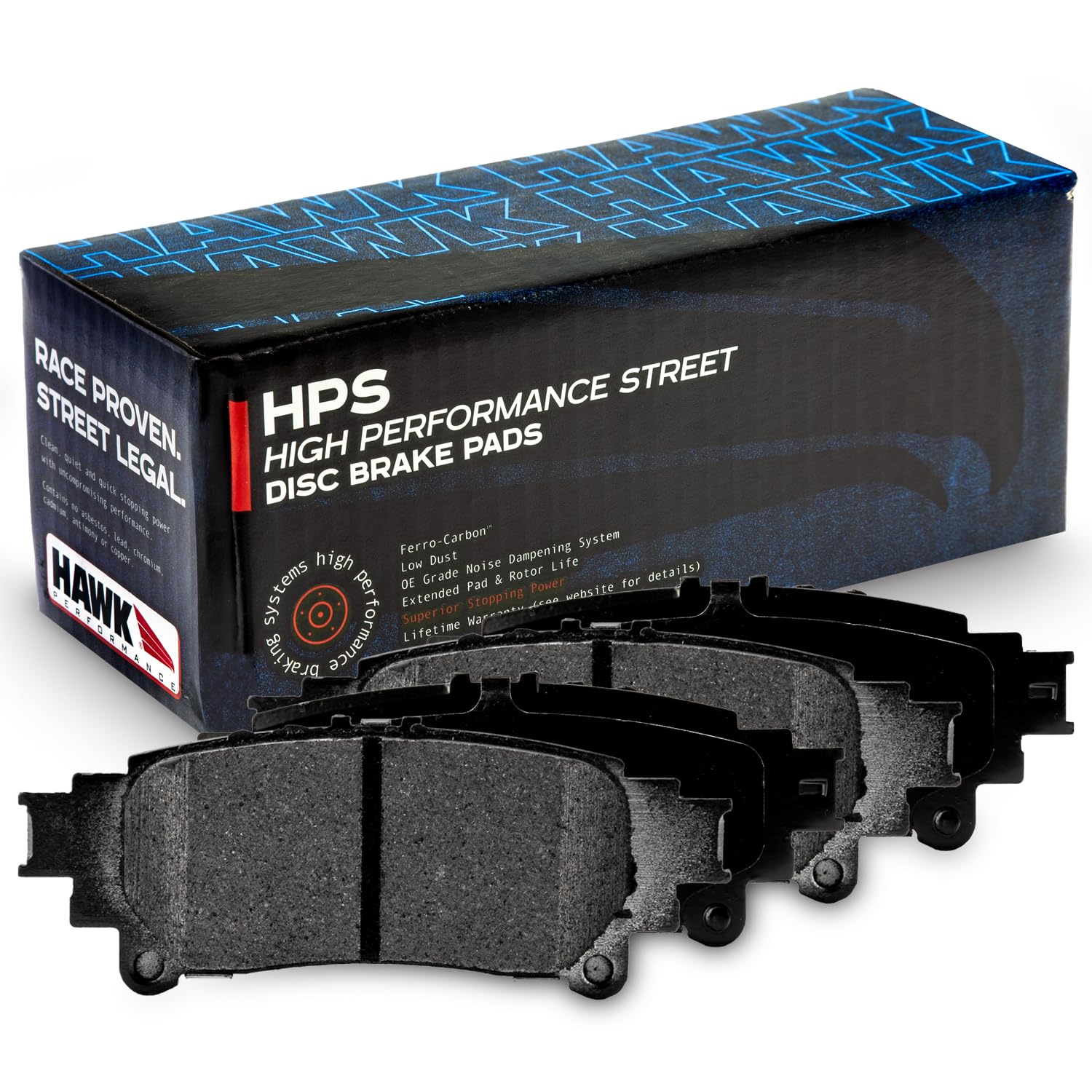 Hawk Performance HPS Performance Street Brake Pads HB799F.597