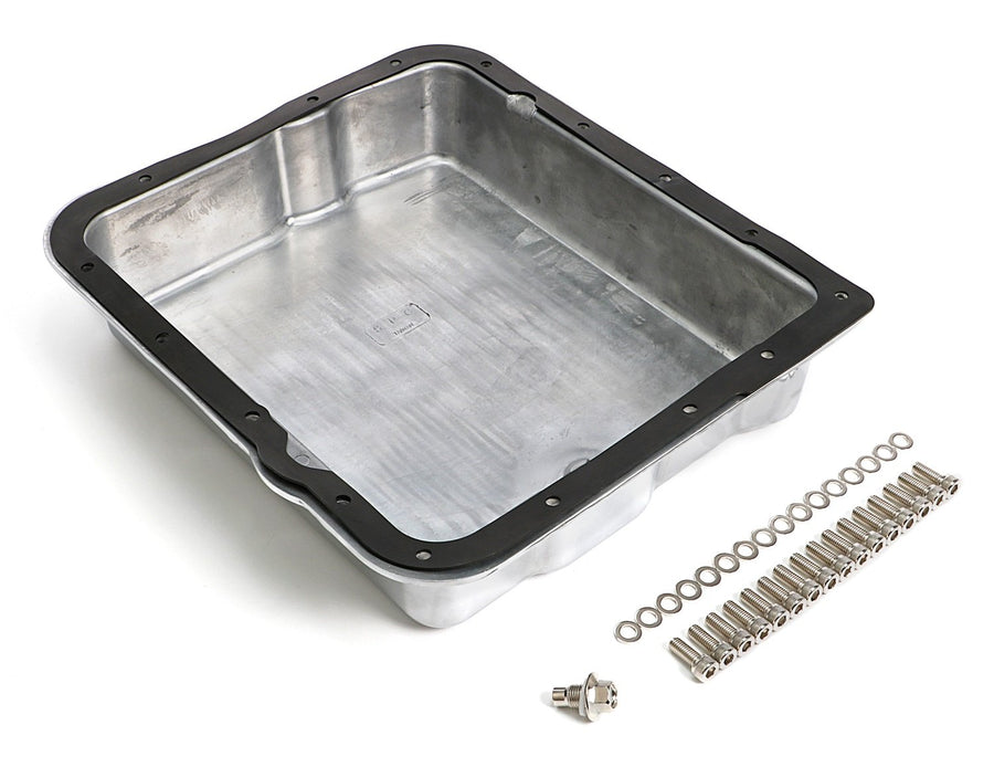 GM 700R4+4L60 Automotive Trans-DAPT Performance Polished Alum. FINNED DEEP Trans. PAN (9107)