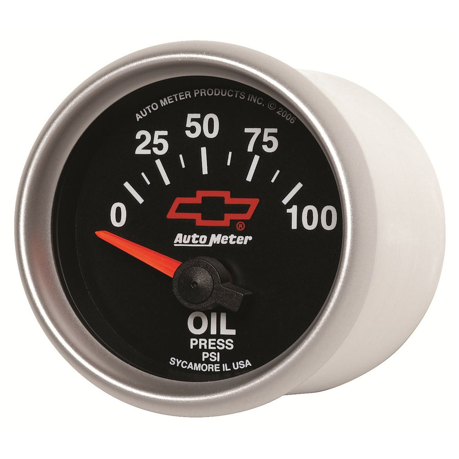Auto Meter 2-1/16" GM Performance Parts Red 0-100 PSI Short Sweep Electric Oil Pressure Gauge 3627-00406
