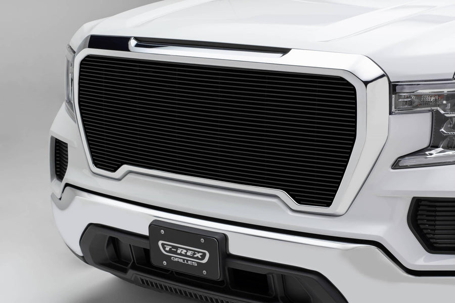 GMC Sierra 1500 2019-2022 Billet Grille, Black, Aluminum, 1 Pc, Insert - PN #20213B
