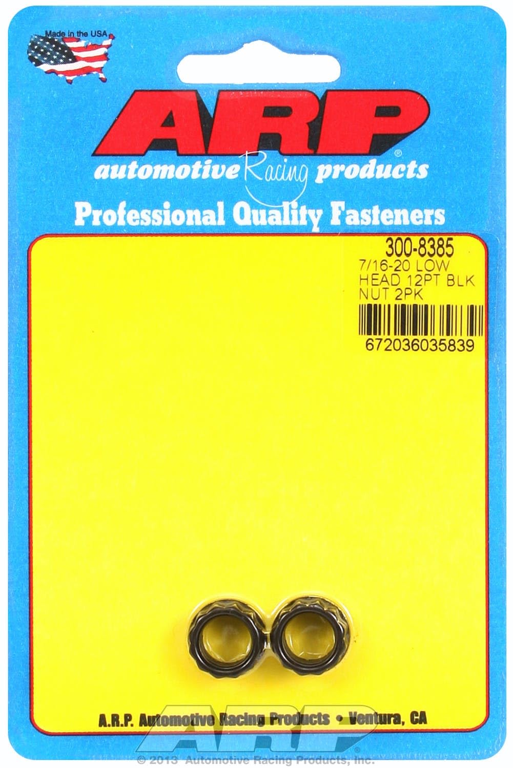 Flanged Nut Kit ARP (300-8385)