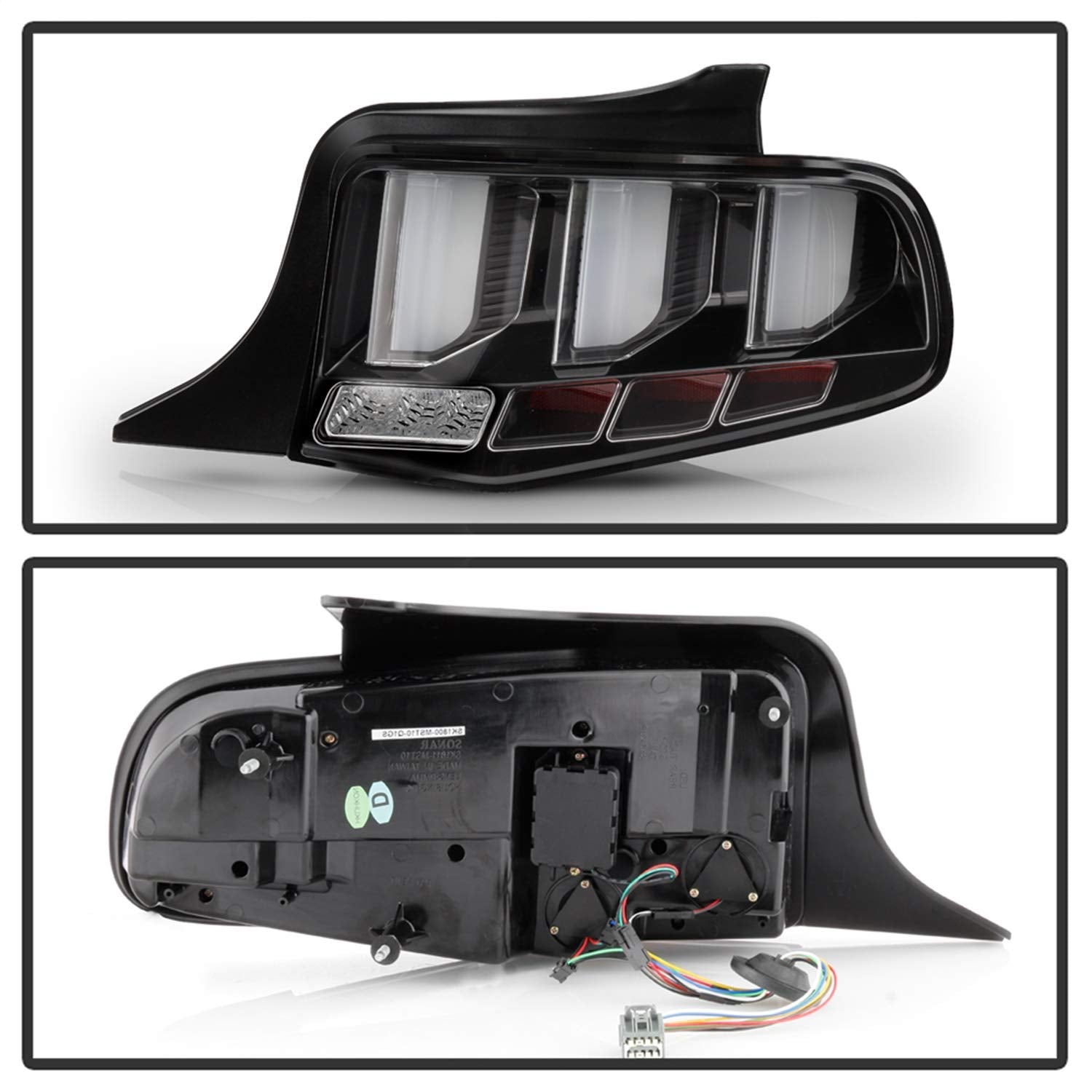 LED Tail Lights Spyder (ALT-YD-FM10-LED-BK)
