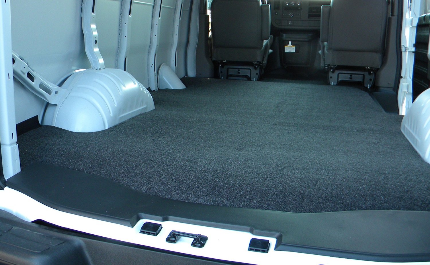 VanRug BedRug, Full | Fits 2015 - 2025 Ford Transit Mid Wheel Base | Charcoal Grey, VRFT15M
