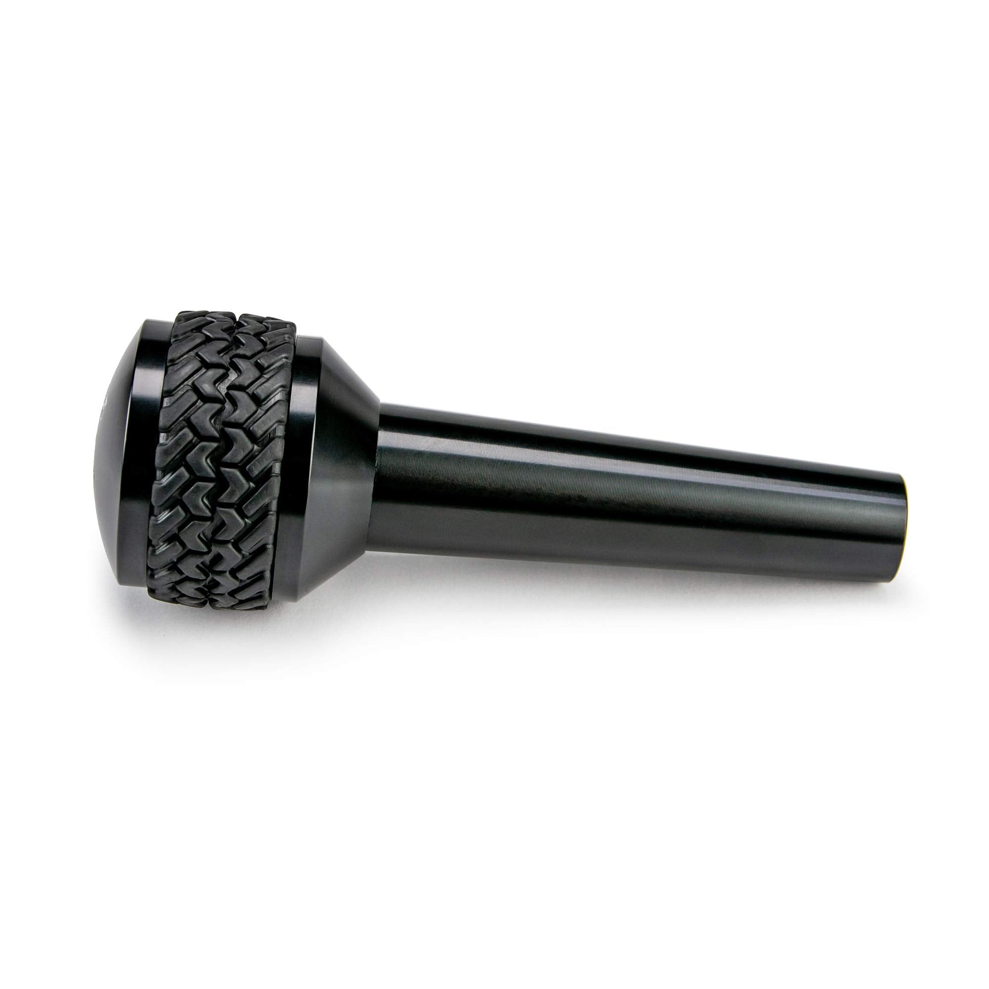 Manual Shift Knob DV8 Offroad for 2007-2010 Wrangler JK | 6-Speed Transmission | Billet Aluminum Construction | Rubber Tire Tread Grip