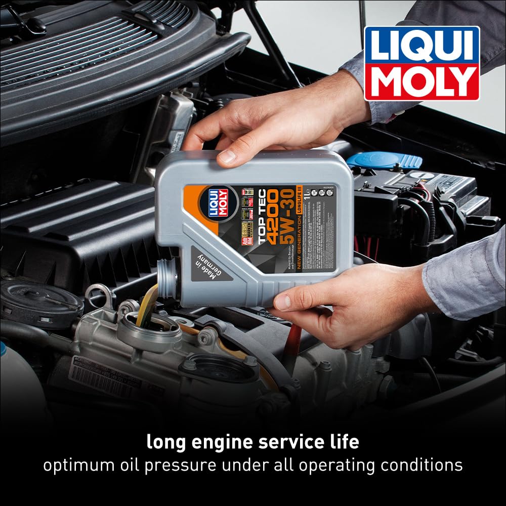 Top Tec LIQUI MOLY 4200 SAE 5W-30 New Generation | 1 L | Fully synthetic engine oil | SKU: 2004