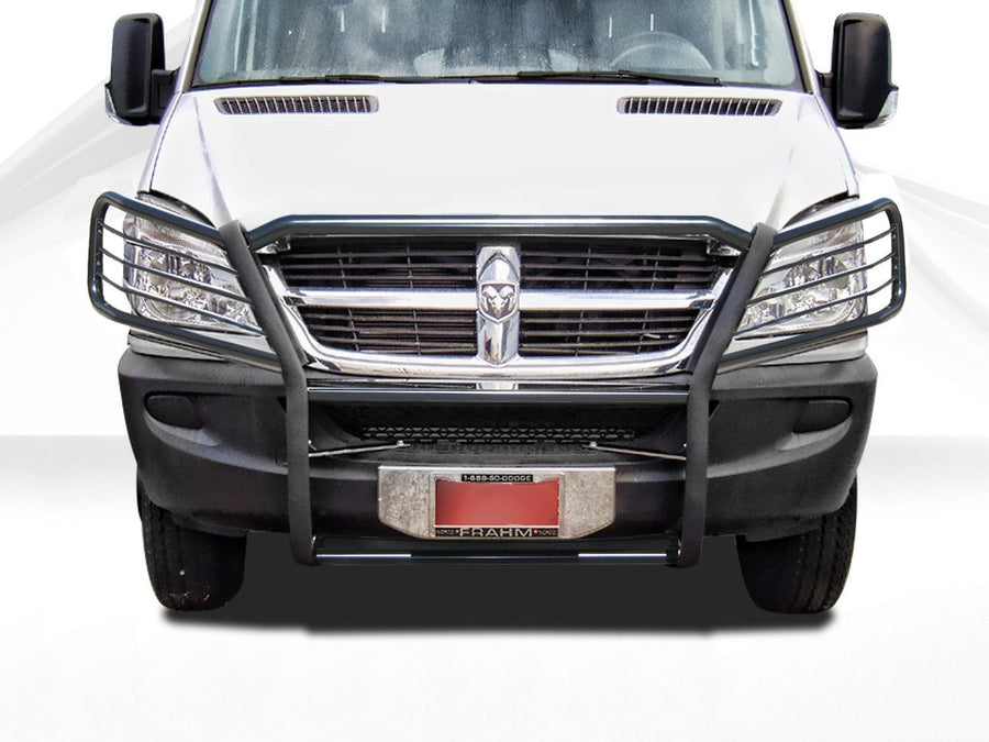 Bumper Guard Modular Black Black Horse Grille Compatible with 2007-2009 Dodge sprinter/Freightliner Sprinter 2500/3500|2007-2011 -Benz Sprinter|2010-2018-Benz sprinter 2500/3500-17D502MA