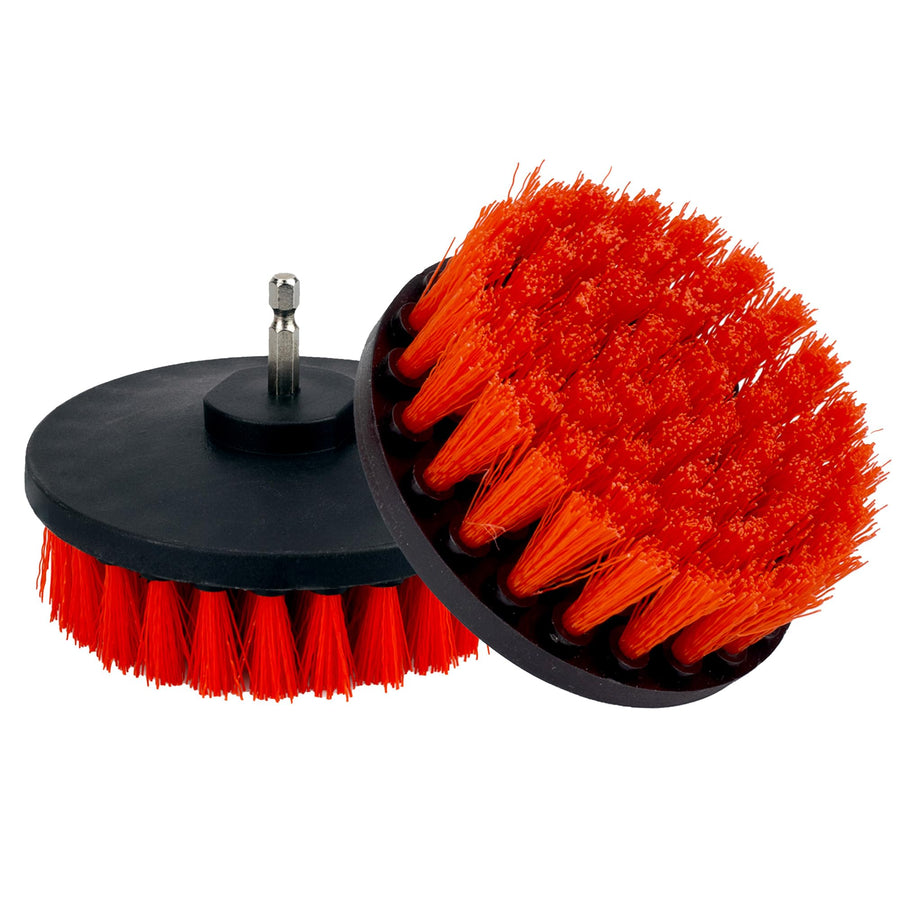 Maxshine Medium-Duty Universal M8 Drill Brush for Upholstery & Carpet (4”) | Scrubber Attachment for Car Detailing, Leather, Fabric & Home Cleaning | Deep-Clean Tool Removes Stains, Grime & Spots