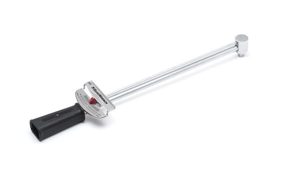 3/8" Drive GEARWRENCH Beam Torque Wrench 0-800 in/lbs. - 2956N, Black