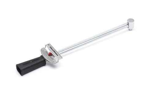 3/8" Drive GEARWRENCH Beam Torque Wrench 0-800 in/lbs. - 2956N, Black