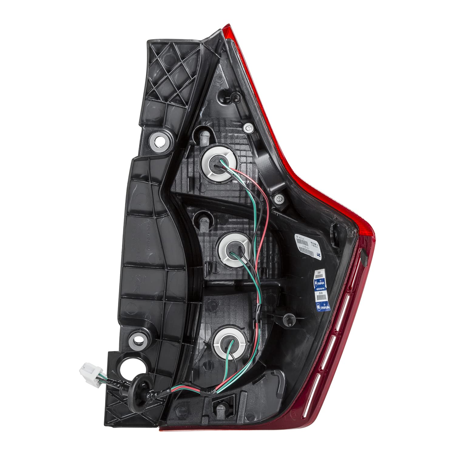 Left TYC Tail Light Assembly Compatible with 2014-2019 Nissan Versa