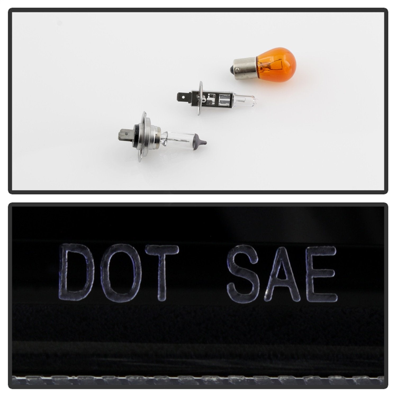 BMW E90 3-Series 06-08 4DR Spyder 5083432 Projector Headlights - Halogen Model Only (Not Compatible with Xenon/HID Model) - LBDRL - Black