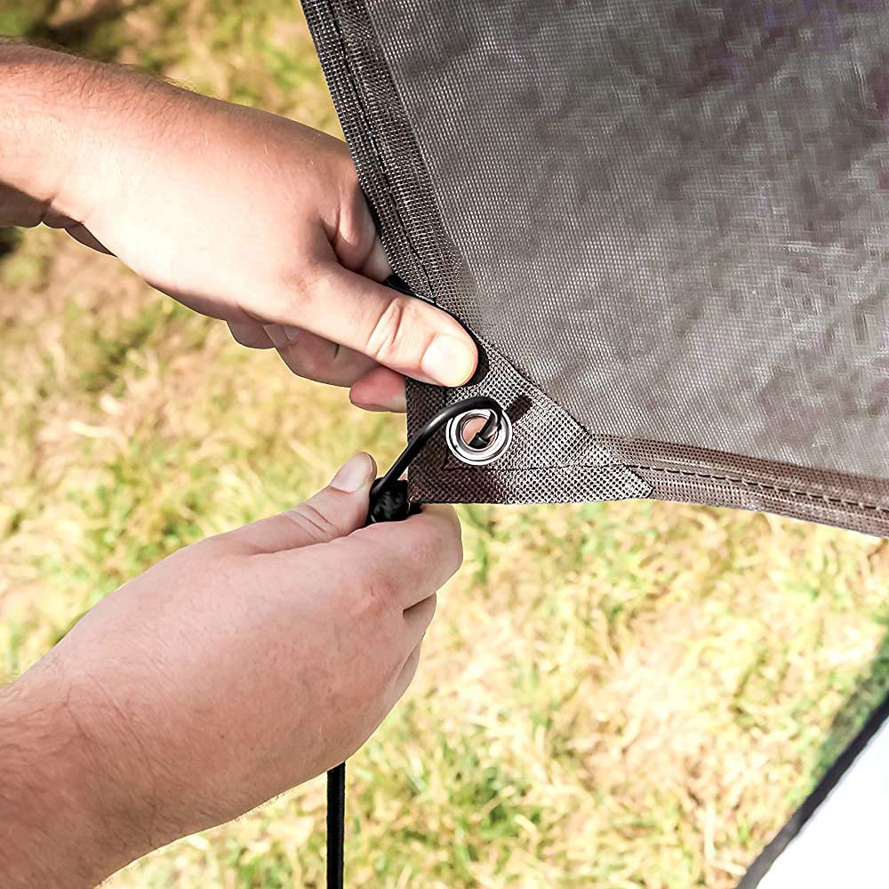 RV Awning Shade Kit Camco | Features Mesh Fabric, Retractable, and Measures 54-Inches x 180-Inches (51457)